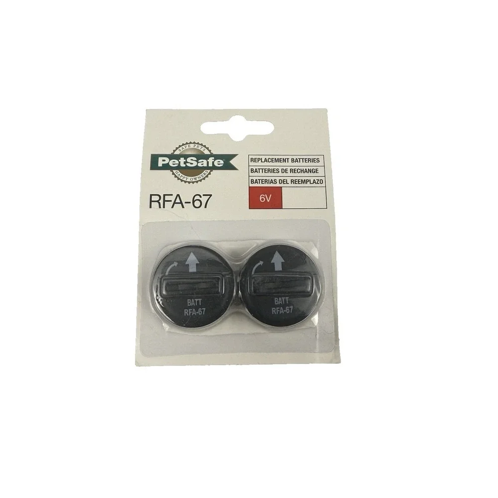 PetSafe RFA-67D-11 Replacement 6-Volt Battery 2pk Brand New Sealed OEM Genuine